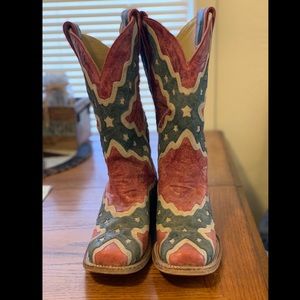 Corral Boots- Rebel Flag